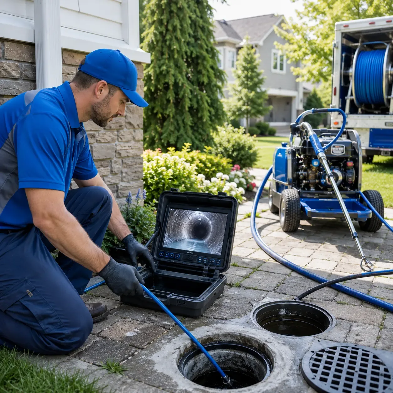 Outdoor drain cleaning professionals serving Vergennes, IL